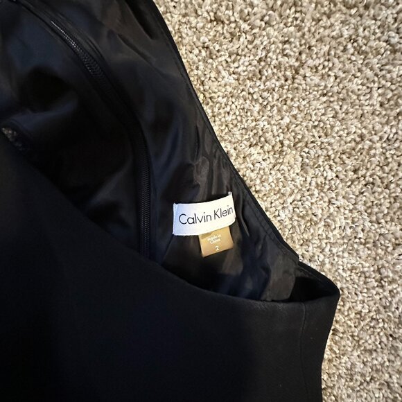 Mermaid Style Black Formal Calvin Klein Gown - Picture 4 of 4